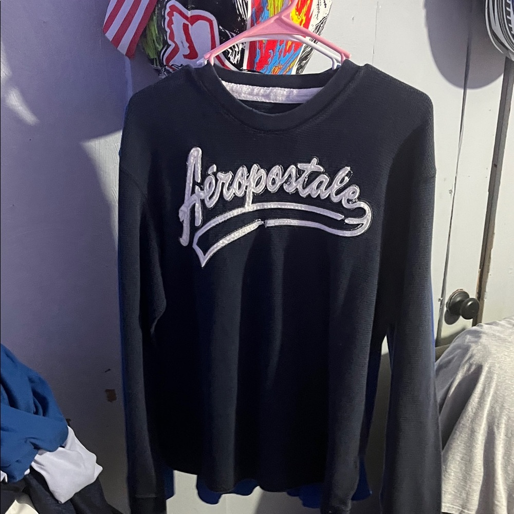 Aeropostale Dark Blue Kids Long Sleeve Tee